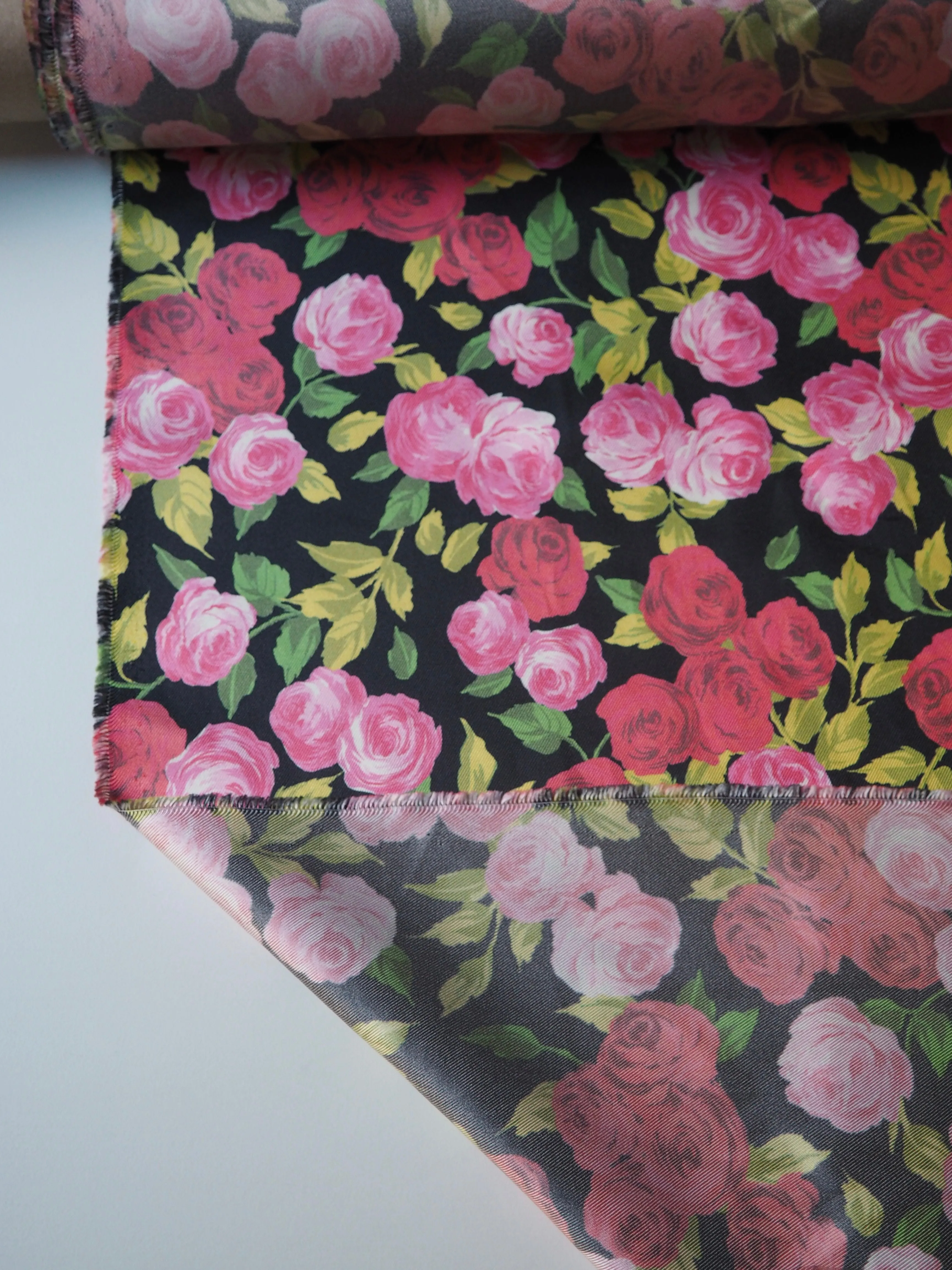 Amour Bloom Silk Twill