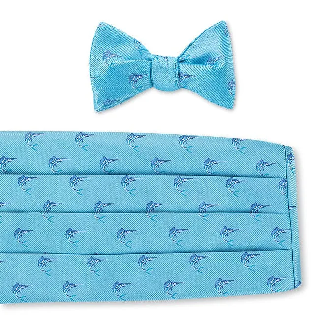 Aqua Marlins Cummerbund Set - CB2850