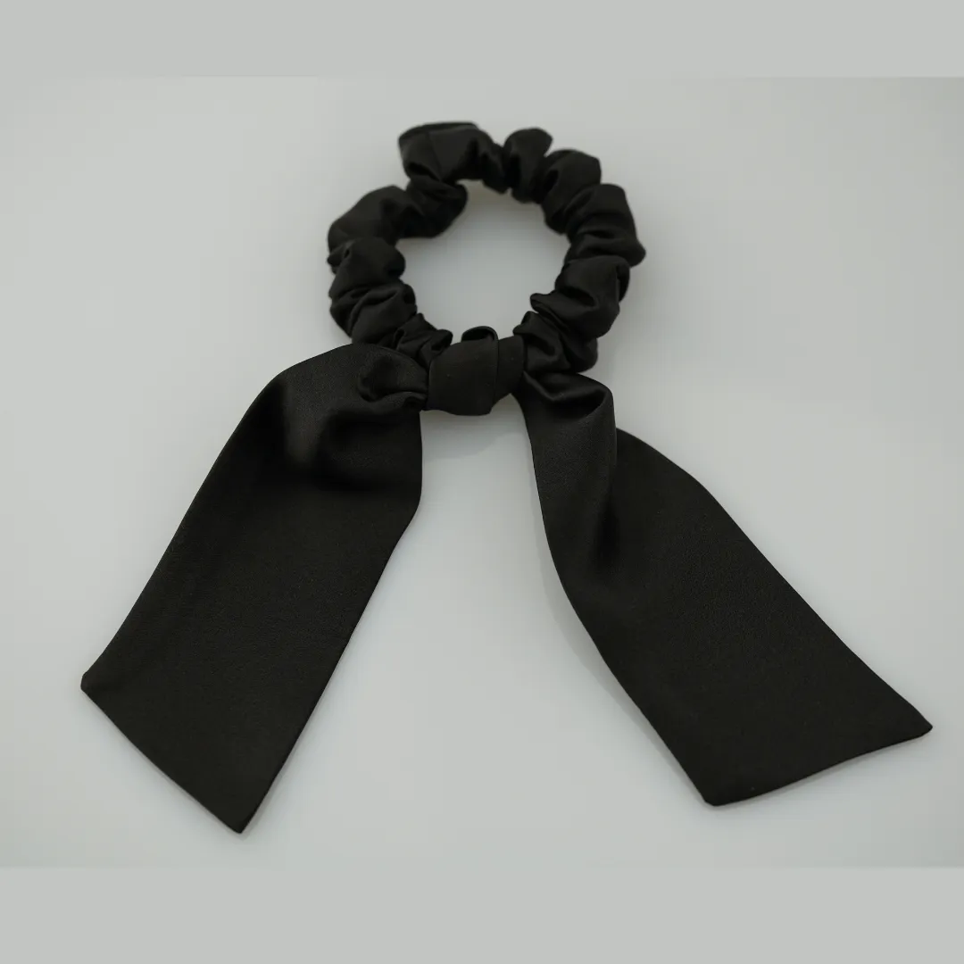 Big Bow Silk Scrunchie Custom Wholesale