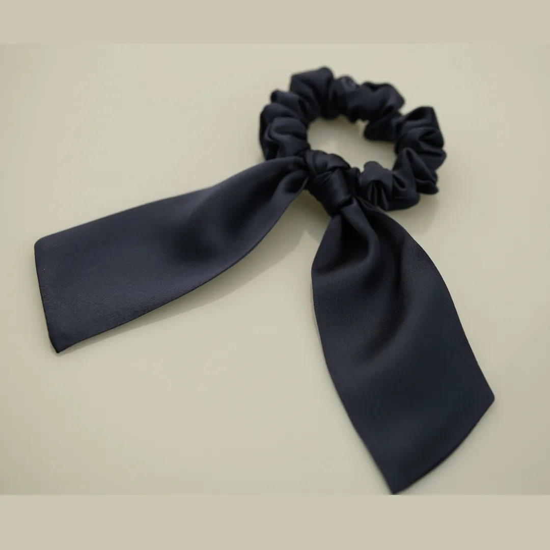 Big Bow Silk Scrunchie Custom Wholesale