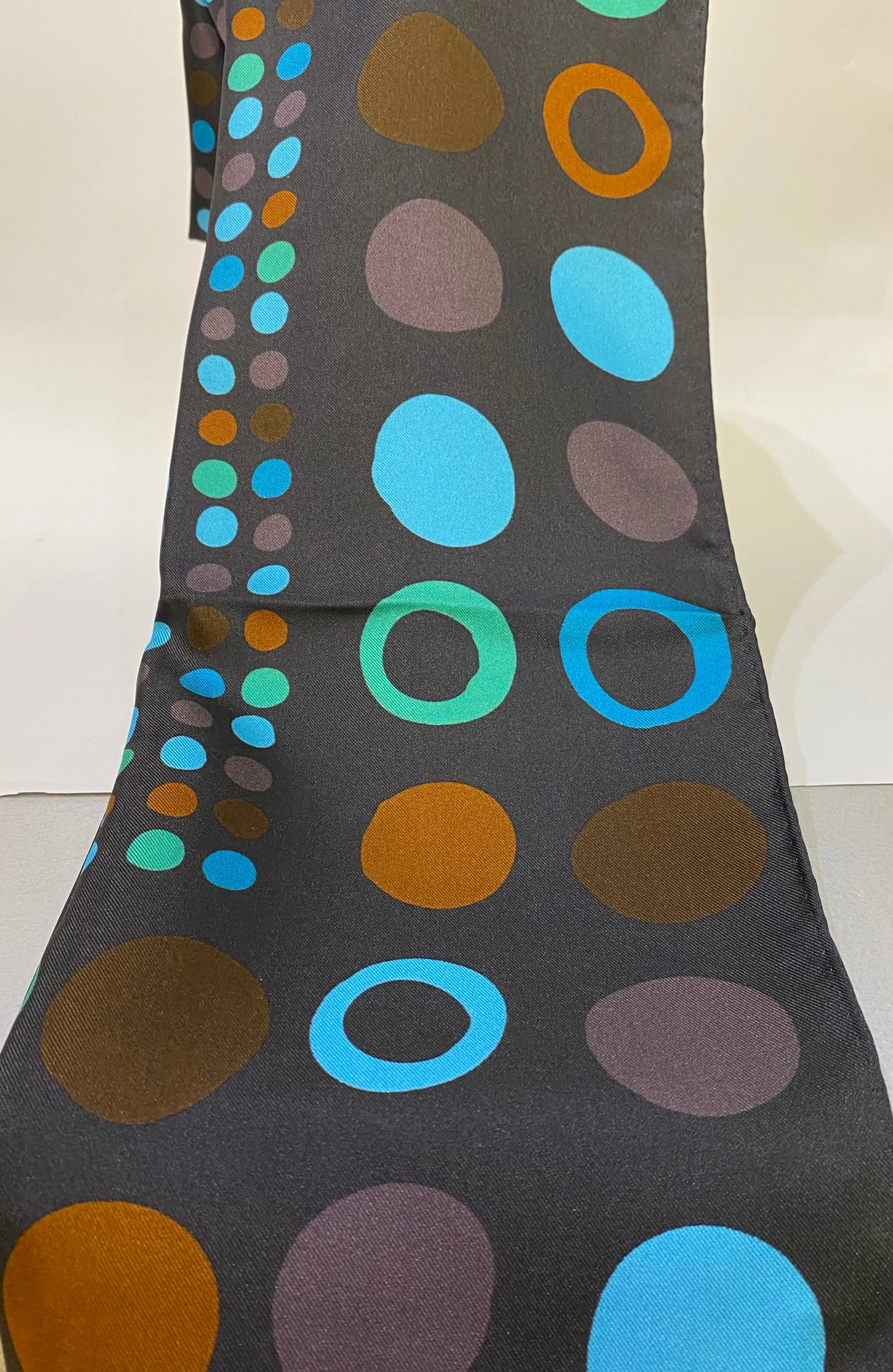 'Blue Spot' Silk Scarf by Faye Stevens