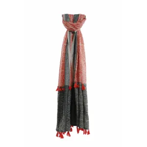 Bohemian Coral Scarf