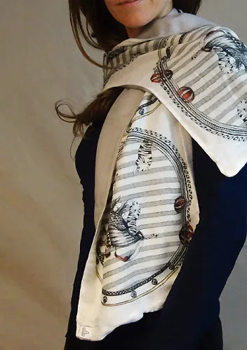 Dragana Adamov Tiger Shoe Circus Designer Scarf