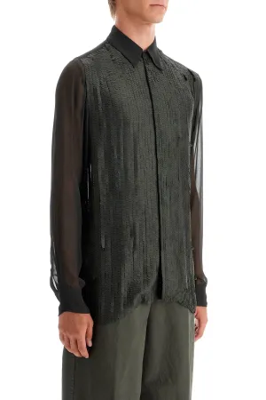 Dries Van Noten Sequined Shirt With