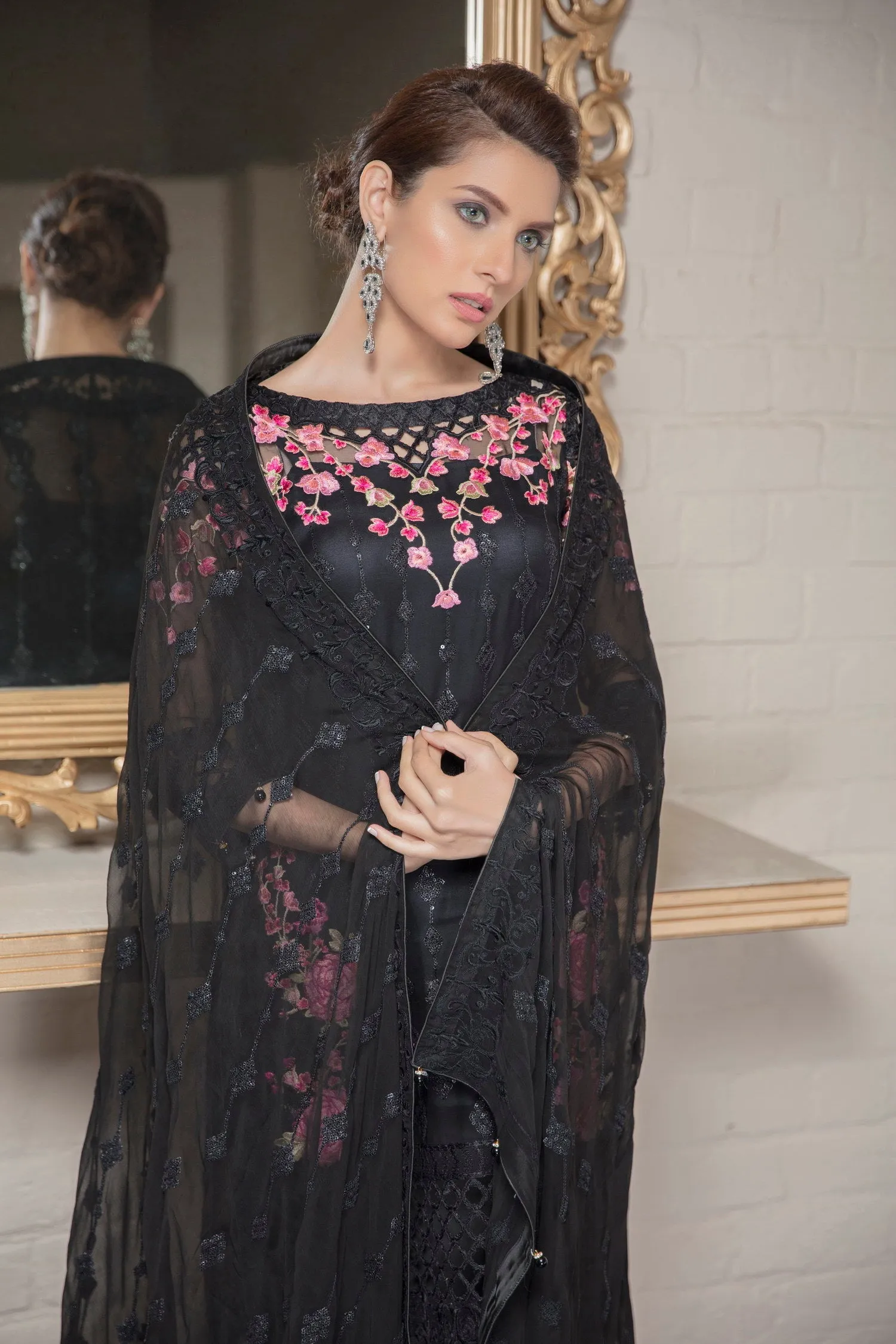 Eshaal Embroidered Luxury Chiffon Collection by Emaan Adeel – Regal Soiree