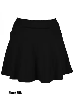 Expo - Black Silk Skirt (3 Styles)