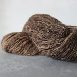 Fine Tussah Silk Natural Brown Yarn