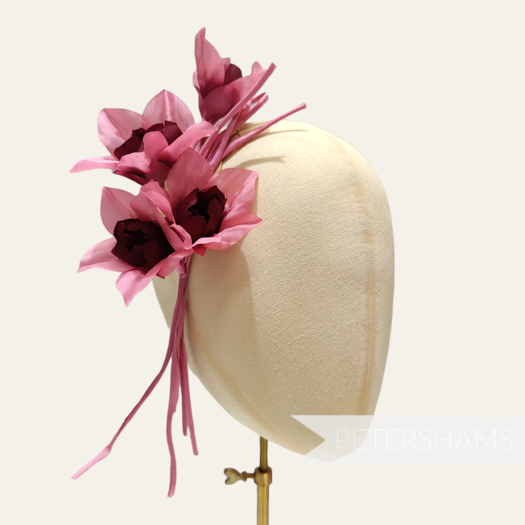 'Genevieve' Silk Daffodil Flower Hat Mount