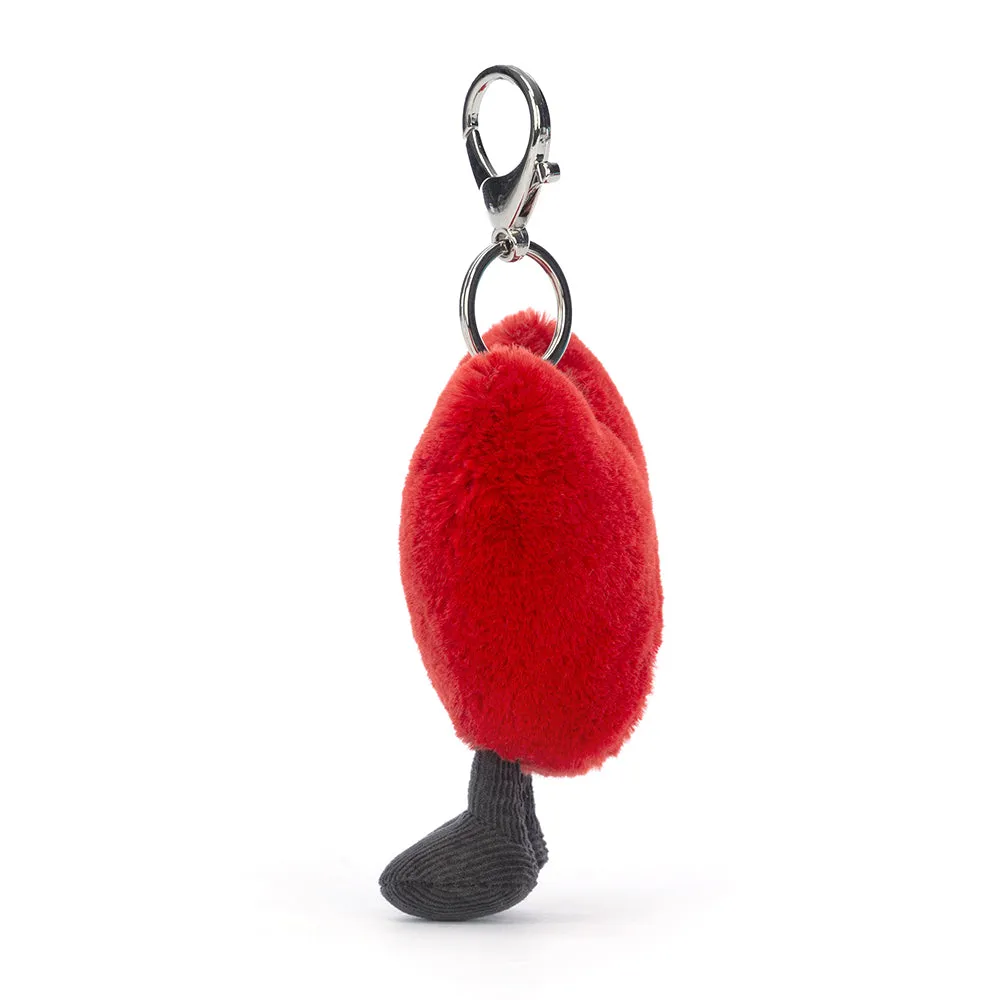 Jellycat Red Heart Bag Charm