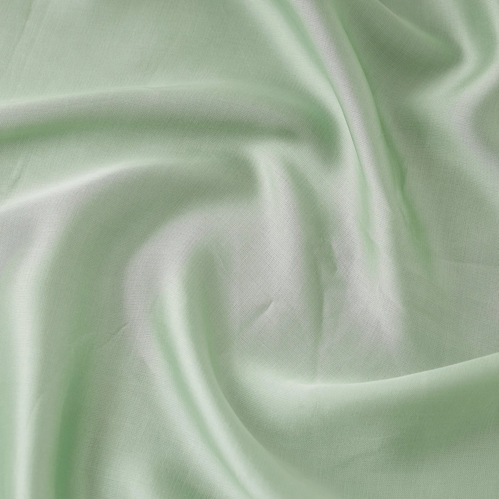 Light Olive Green Pure Modal Silk Plain Fabric