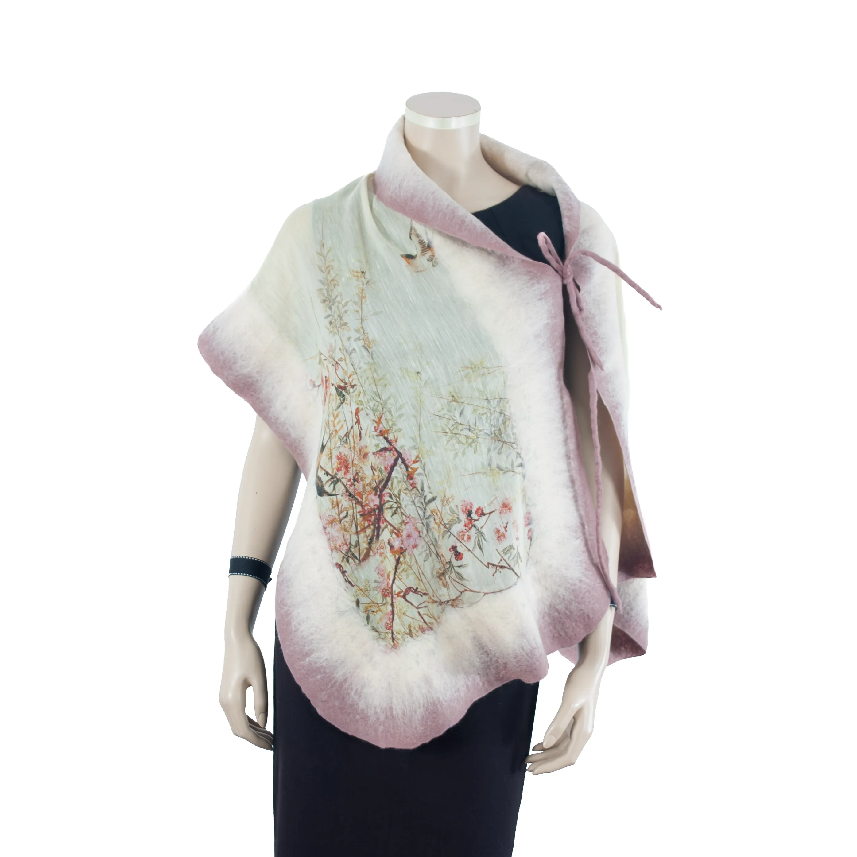 Linked cherry blossom scarf #148-76