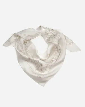 Manner Market - The Western Silk Bandana in Ivory