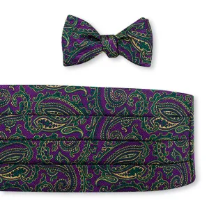 Mardi Gras Paisley Cummerbund Set - CB4475