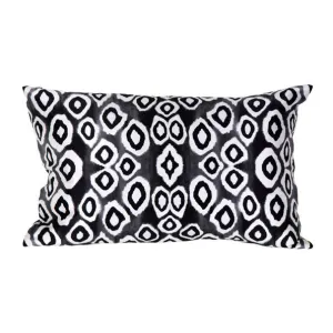 Mariska Meijers Cushion Coco Ikat Black 40x60cm