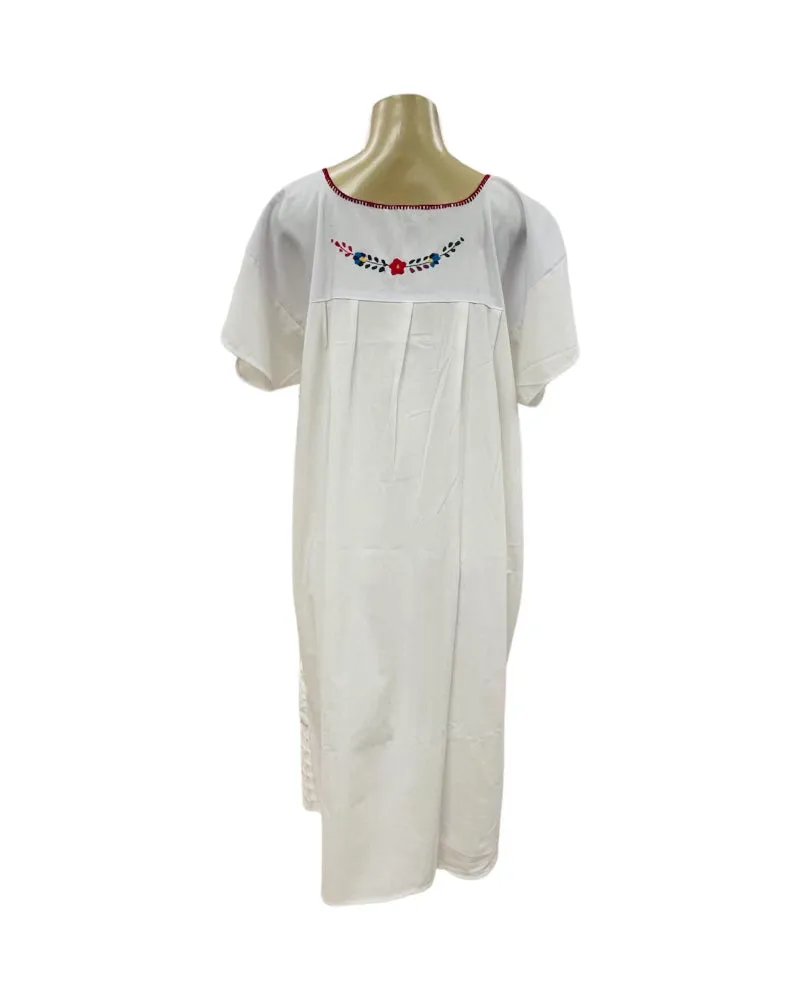 Mexican Maxi Dress Karla White