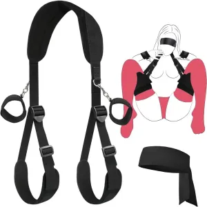 Open Wide Padded Adjustable Thigh Sling Position Aid & Demountable Handcuffs