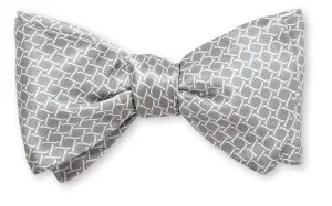 Silver Monroe Links Bow Tie - B5210