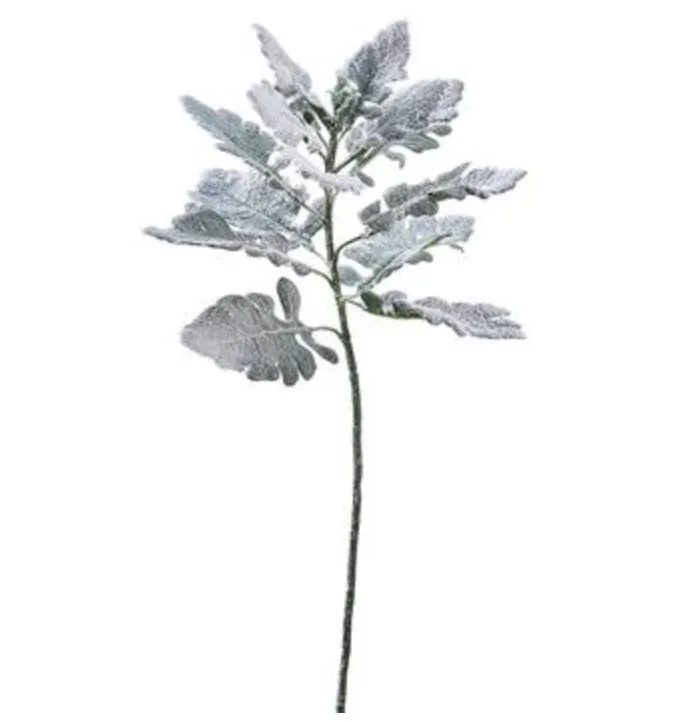 Snowy Dusty Miller Spray - 18.5"