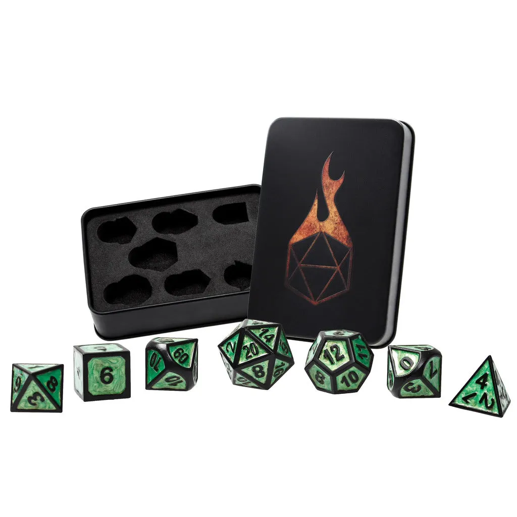 Sorcerous Nature Set of & Metal Dice