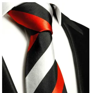 Striped Paul Malone Boys Silk Tie