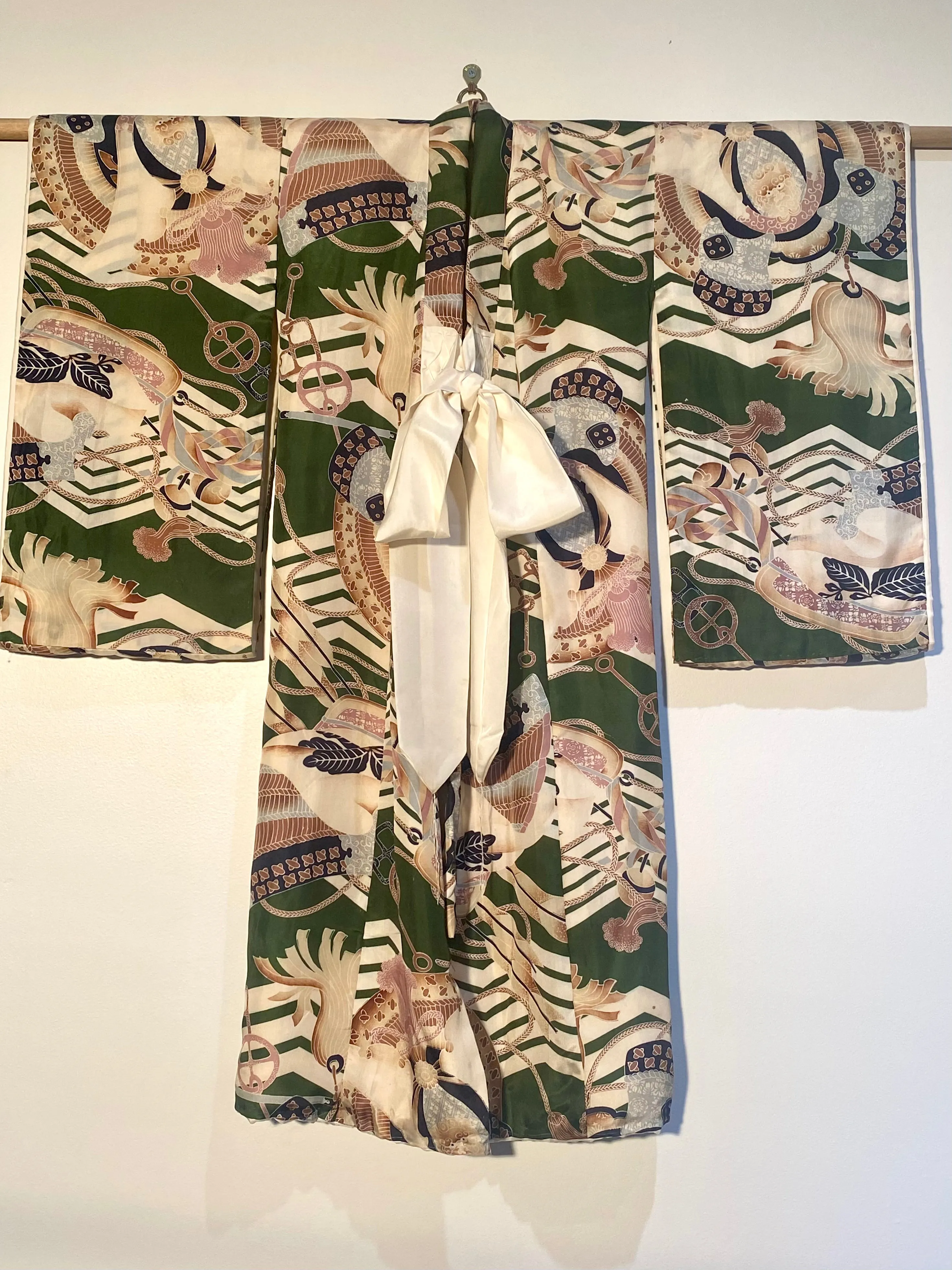 Vintage Japanese Silk Padded Child's Kimono